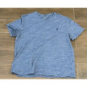 Polo Ralph Lauren Men's T-Shirt XL Light Blue Short Sleeve Custom Fit